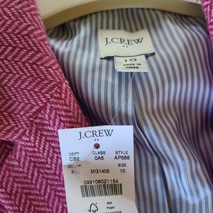 Jacket pink herringbone